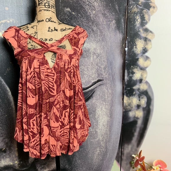 Free People Tops - NWOT Free People Sugar Cane Crisscross Tank